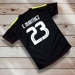 Camiseta Argentina Arquero Negro Para Niño. - Imagen 2