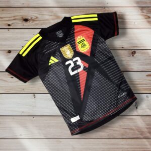 Camiseta Argentina Arquero Negro Para Niño. - Imagen 1