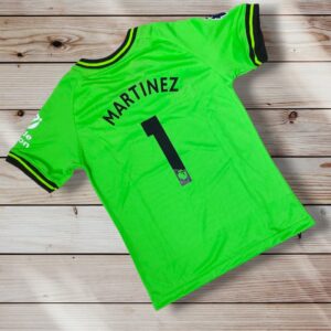 Camiseta De Aston Villa Arquero Para Niños Negra/Verde. - Imagen 3